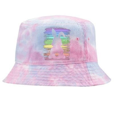 Cute Bunny Rabbit Pastel Happy Easter Day Tie-Dyed Bucket Hat