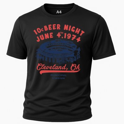Cleveland Baseball Retro 10 Cent Beer Night Cooling Performance Crew T-Shirt