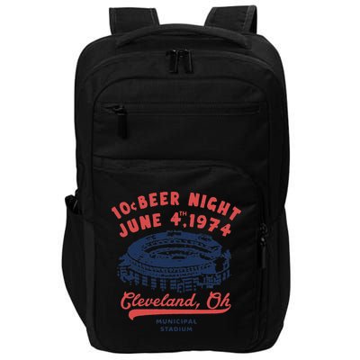 Cleveland Baseball Retro 10 Cent Beer Night Impact Tech Backpack