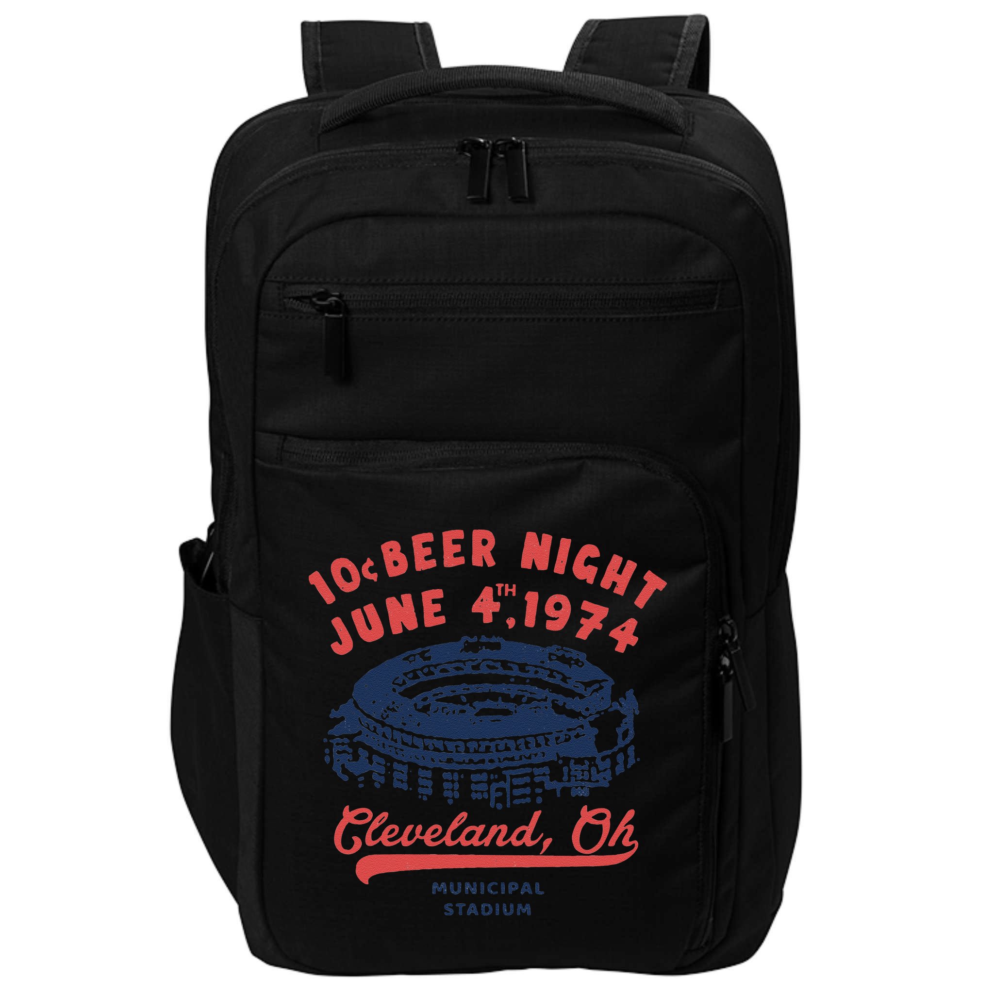 Cleveland Baseball Retro 10 Cent Beer Night Impact Tech Backpack