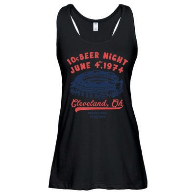 Cleveland Baseball Retro 10 Cent Beer Night Ladies Essential Flowy Tank