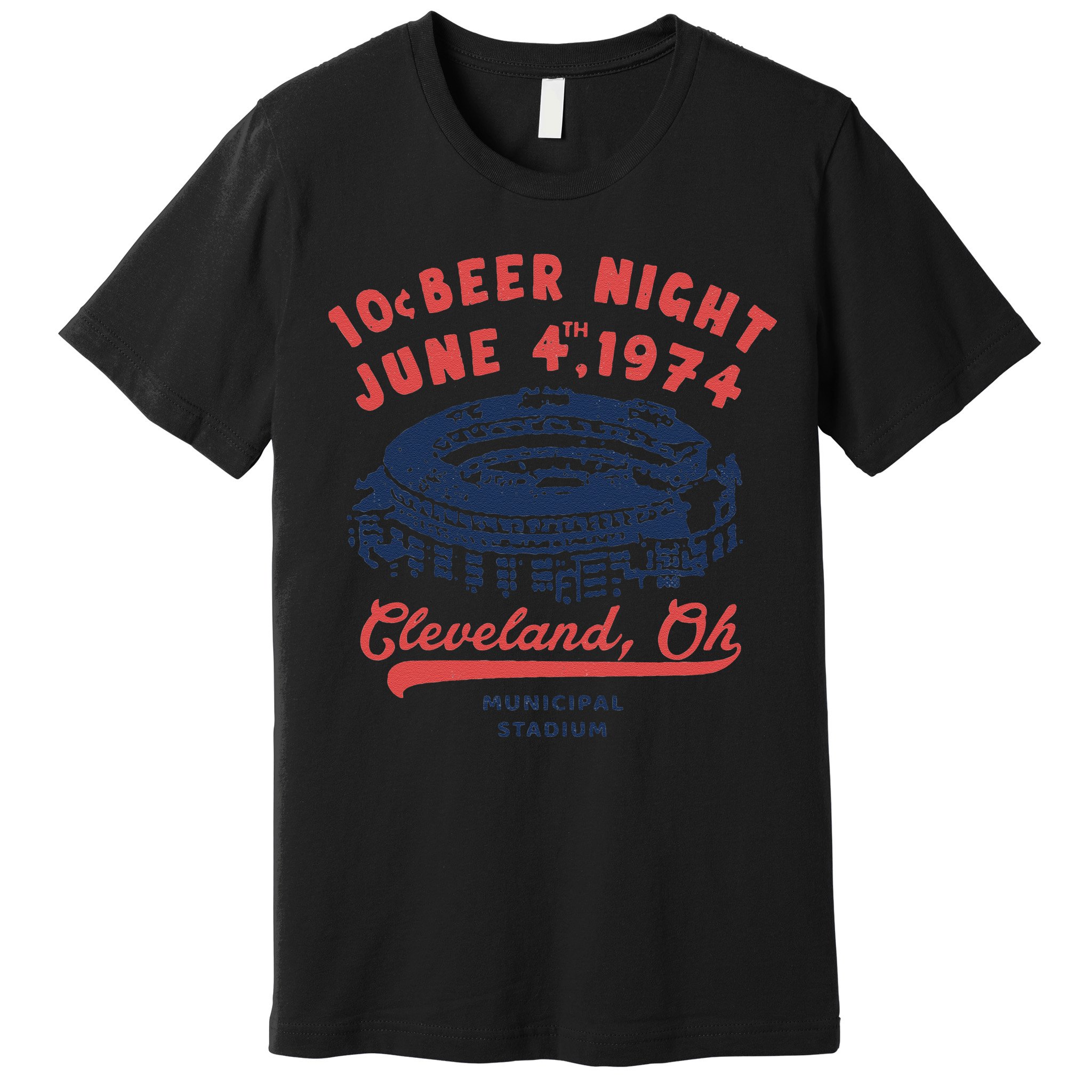 Cleveland Baseball Retro 10 Cent Beer Night Premium T-Shirt