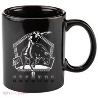 Cowboy Bull Riding Ask Me In Eight Seconds 11oz C Handle Ceramic Mug