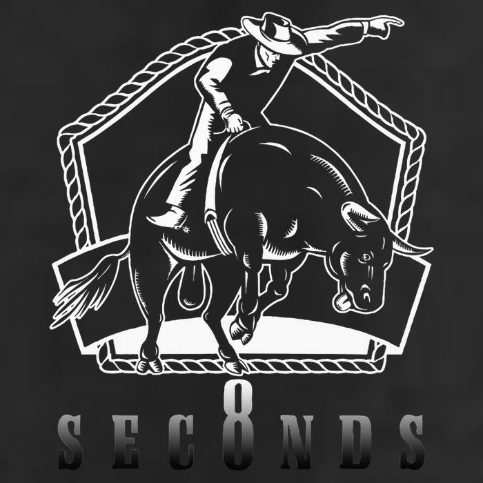 Cowboy Bull Riding Ask Me In Eight Seconds Golf Towel