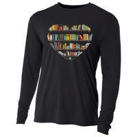 Cool Books Reading Wo Book Lover Literacy Librarian Cooling Performance Long Sleeve Crew