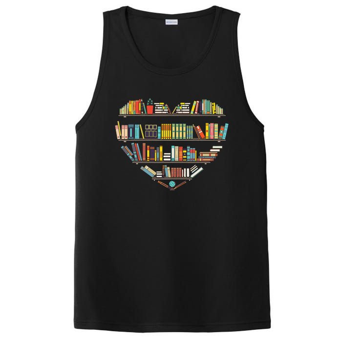 Cool Books Reading Wo Book Lover Literacy Librarian PosiCharge Competitor Tank