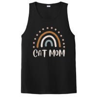 Cute Boho Rainbow Cat Mom PosiCharge Competitor Tank