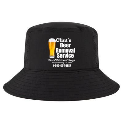 Clints Beer Removal Service Pints Pitchers Kegs Cool Comfort Performance Bucket Hat