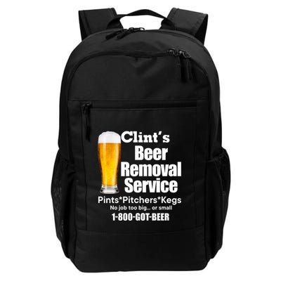 Clints Beer Removal Service Pints Pitchers Kegs Backpack