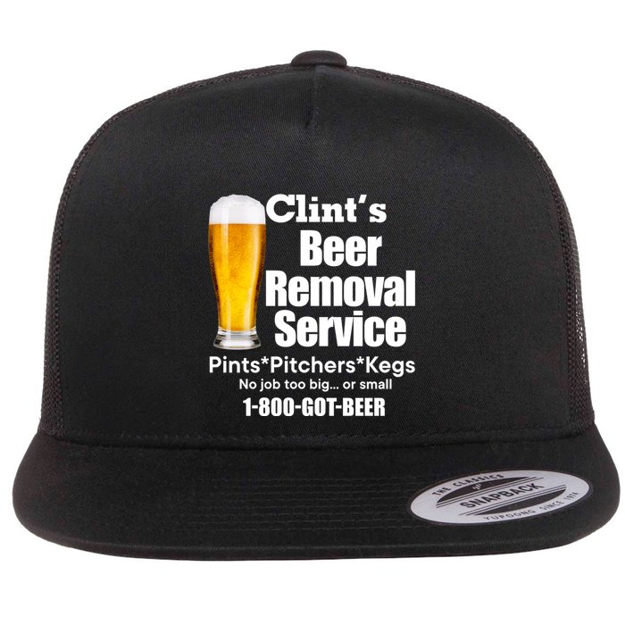 Clints Beer Removal Service Pints Pitchers Kegs Flatbill Hat