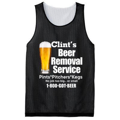 Clints Beer Removal Service Pints Pitchers Kegs Mesh Reversible Basketball Jersey Tank