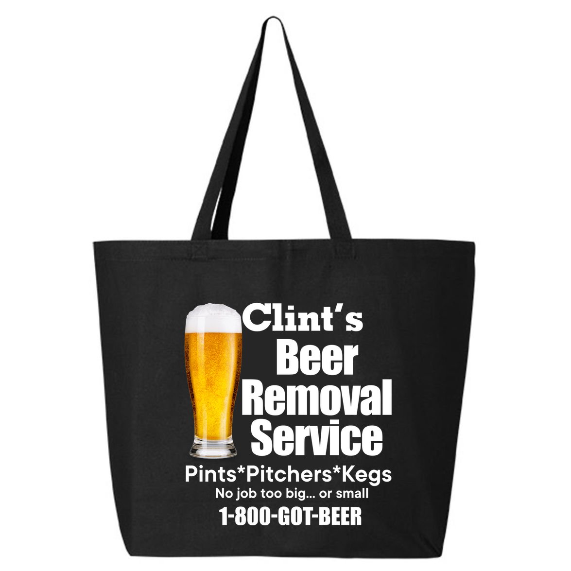 Clints Beer Removal Service Pints Pitchers Kegs 25L Jumbo Tote