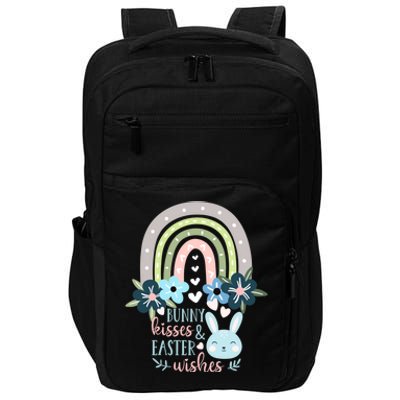 Cute Bunny Rabbit Easter Rainbow Bunny Easter Wishes Gift Impact Tech Backpack