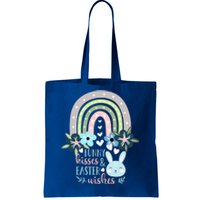 Cute Bunny Rabbit Easter Rainbow Bunny Easter Wishes Gift Tote Bag