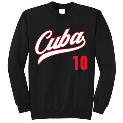 Cuba Baseball Remera Beisbol Cuban Jersey 10 Sweatshirt