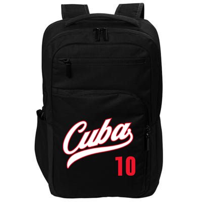 Cuba Baseball Remera Beisbol Cuban Jersey 10 Impact Tech Backpack