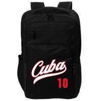 Cuba Baseball Remera Beisbol Cuban Jersey 10 Impact Tech Backpack
