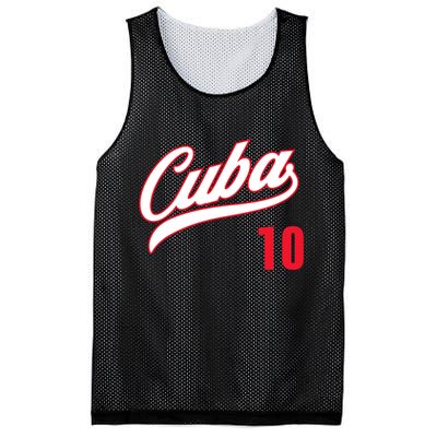 Cuba Baseball Remera Beisbol Cuban Jersey 10 Mesh Reversible Basketball Jersey Tank