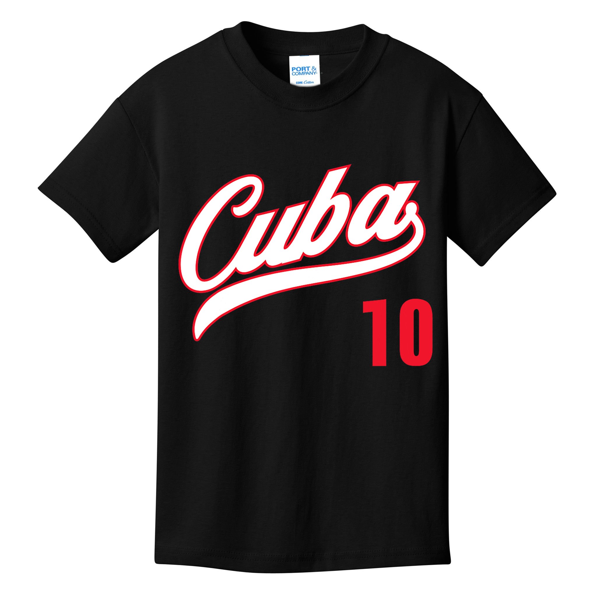 Cuba Baseball Remera Beisbol Cuban Jersey 10 Kids T-Shirt