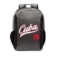 Cuba Baseball Remera Beisbol Cuban Jersey 10 Vector Backpack