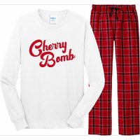 Cherry Bomb Retro Vintage Style Cute Graphic Long Sleeve Pajama Set