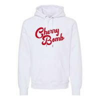 Cherry Bomb Retro Vintage Style Cute Graphic Premium Hoodie