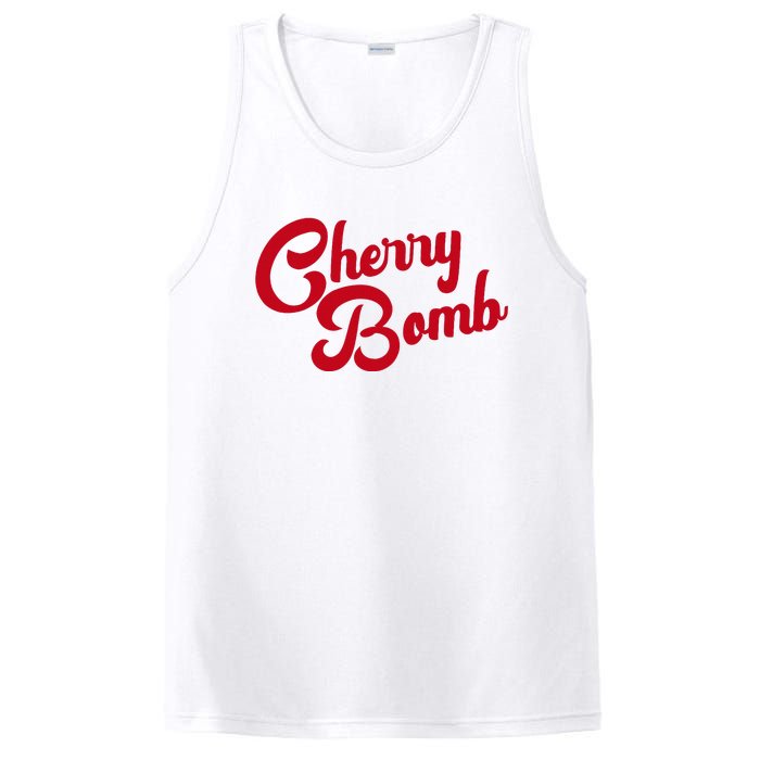 Cherry Bomb Retro Vintage Style Cute Graphic PosiCharge Competitor Tank