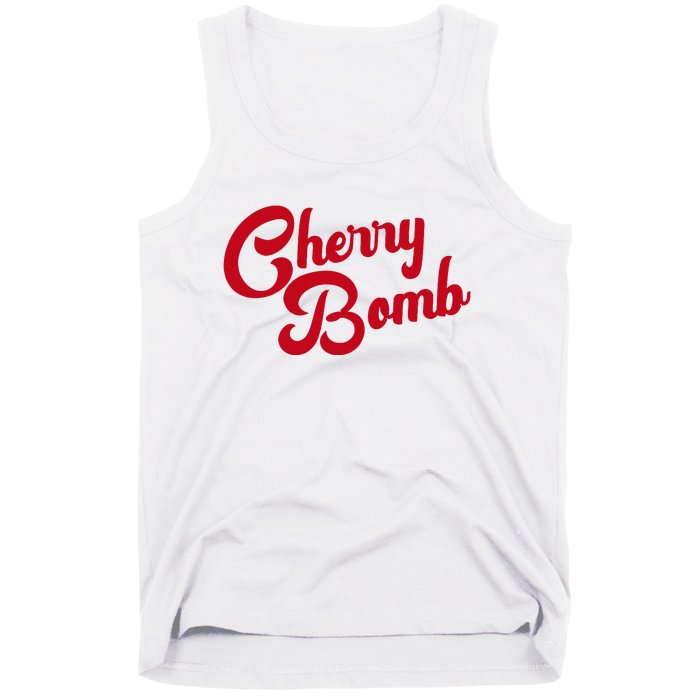 Cherry Bomb Retro Vintage Style Cute Graphic Tank Top