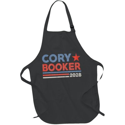 Cory Booker Retro Stripe Cory Booker For President 2028 Apron