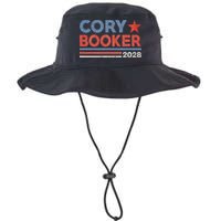 Cory Booker Retro Stripe Cory Booker For President 2028 Bucket Hat
