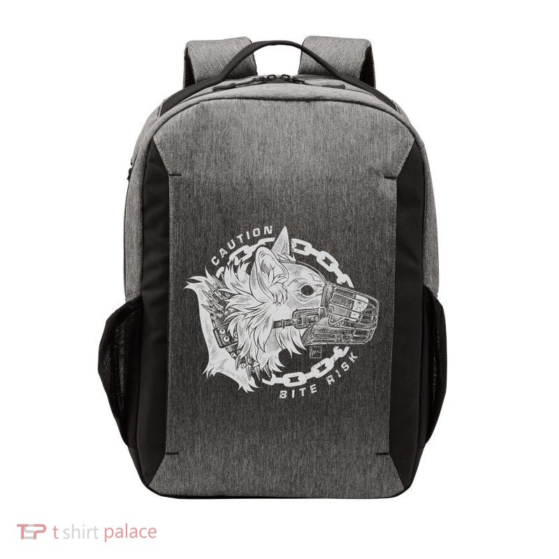 Caution Bite Risk Vector Backpack