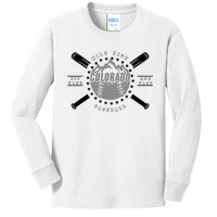 Colorado Baseball Rocky Mountains Graphic Design Kids Long Sleeve Shirt