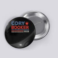 Cory Booker Retro Stripe - Cory Booker For President 2028 Button