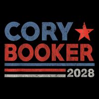 Cory Booker Retro Stripe - Cory Booker For President 2028 Button