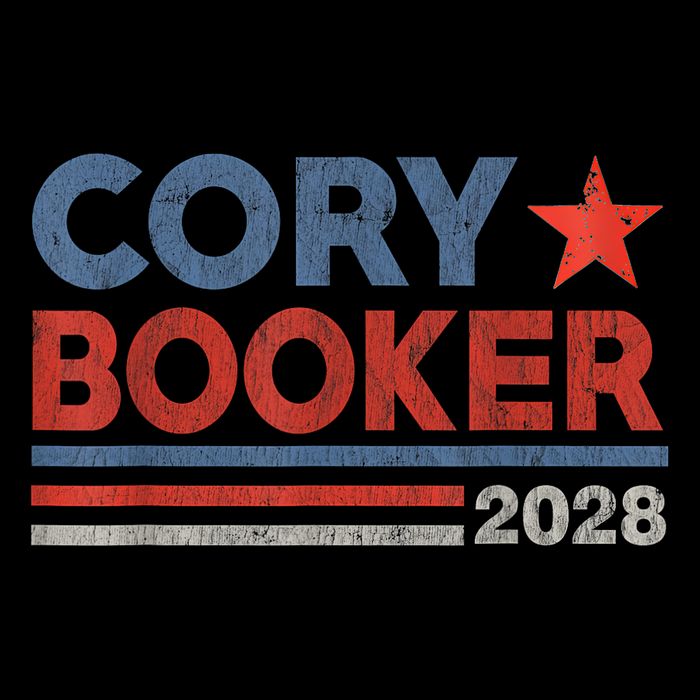 Cory Booker Retro Stripe - Cory Booker For President 2028 Button