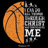 Christian Basketball Religious Gifts USA-Made Doggie Bandana