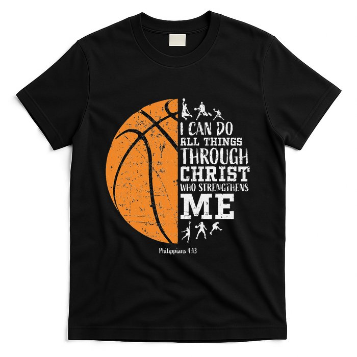 Christian Basketball Religious Gifts T-Shirt