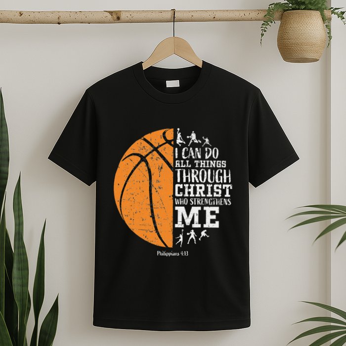 Christian Basketball Religious Gifts T-Shirt