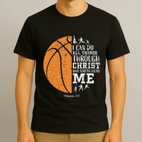 Christian Basketball Religious Gifts T-Shirt