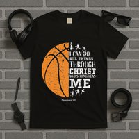 Christian Basketball Religious Gifts T-Shirt
