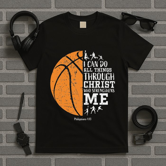 Christian Basketball Religious Gifts T-Shirt