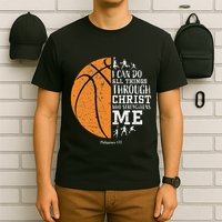 Christian Basketball Religious Gifts T-Shirt