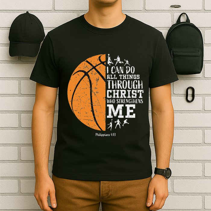 Christian Basketball Religious Gifts T-Shirt