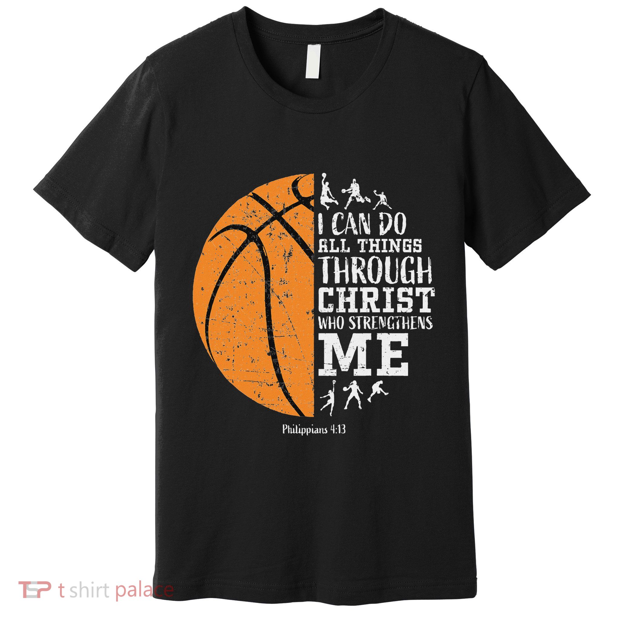 Christian Basketball Religious Gifts Premium T-Shirt