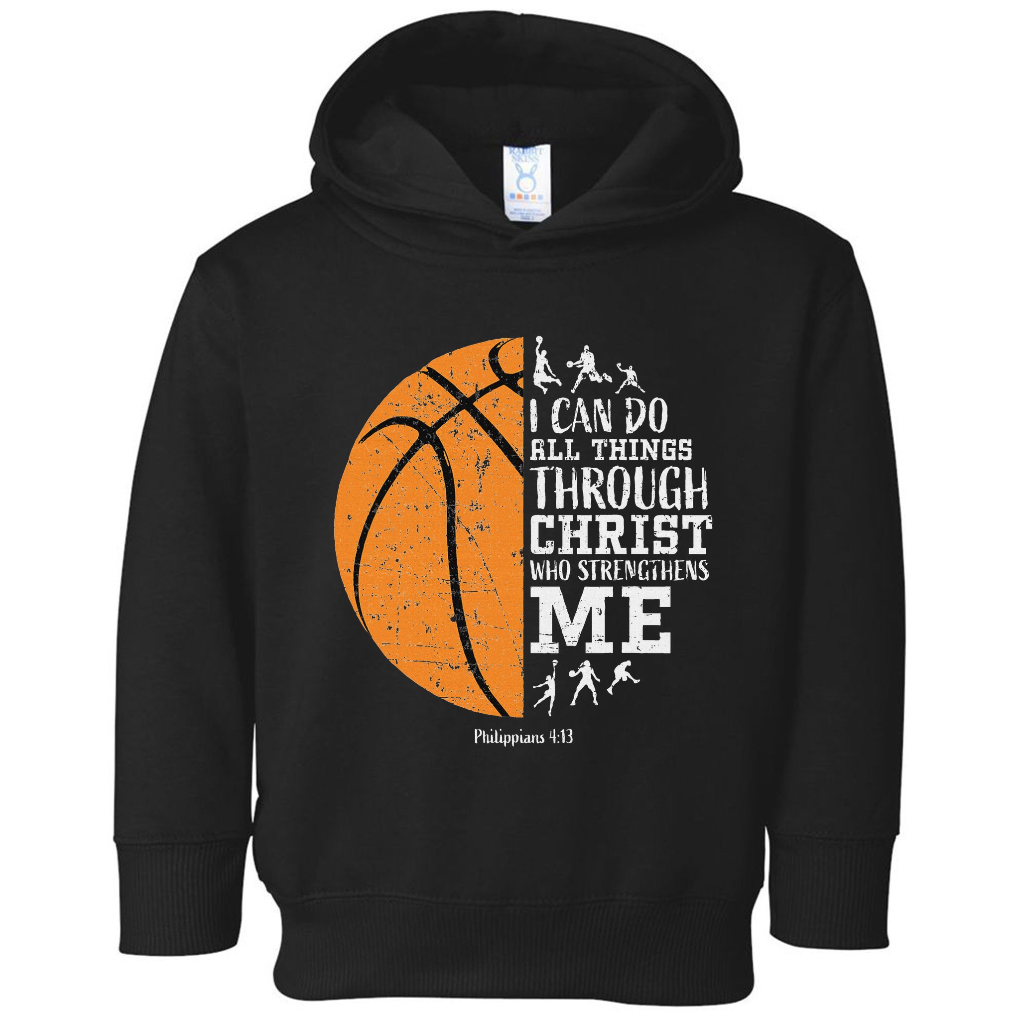 Christian Basketball Religious Gifts Toddler Hoodie