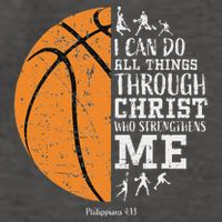 Christian Basketball Religious Gifts Vector Backpack