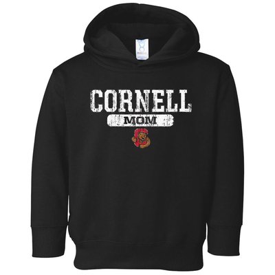 Cornell Big Red Mom Block Pill Icon Toddler Hoodie