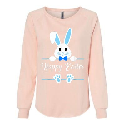 Cute Bunny Rabbit Face Happy Easter Day  Boy Kid Womens California Wash Sweatshirt