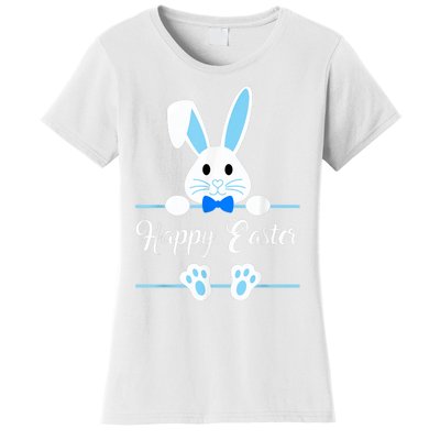 Cute Bunny Rabbit Face Happy Easter Day  Boy Kid Women's T-Shirt