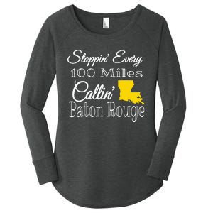 Callin Baton Rouge Music Concert Women's Perfect Tri Tunic Long Sleeve Shirt